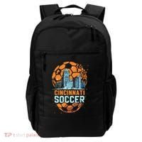 Cincinnati Soccer City Skyline Cool Cincy 513 Backpack thumb 0