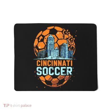 Cincinnati Soccer City Skyline Cool Cincy 513 Mousepad