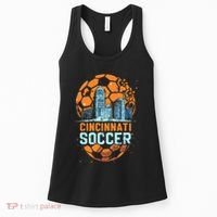 Cincinnati Soccer City Skyline Cool Cincy 513 Women's Tank Top thumb 0