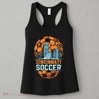 Cincinnati Soccer City Skyline Cool Cincy 513 Women's Tank Top thumb 3
