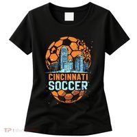 Cincinnati Soccer City Skyline Cool Cincy 513 Women's T-Shirt thumb 0