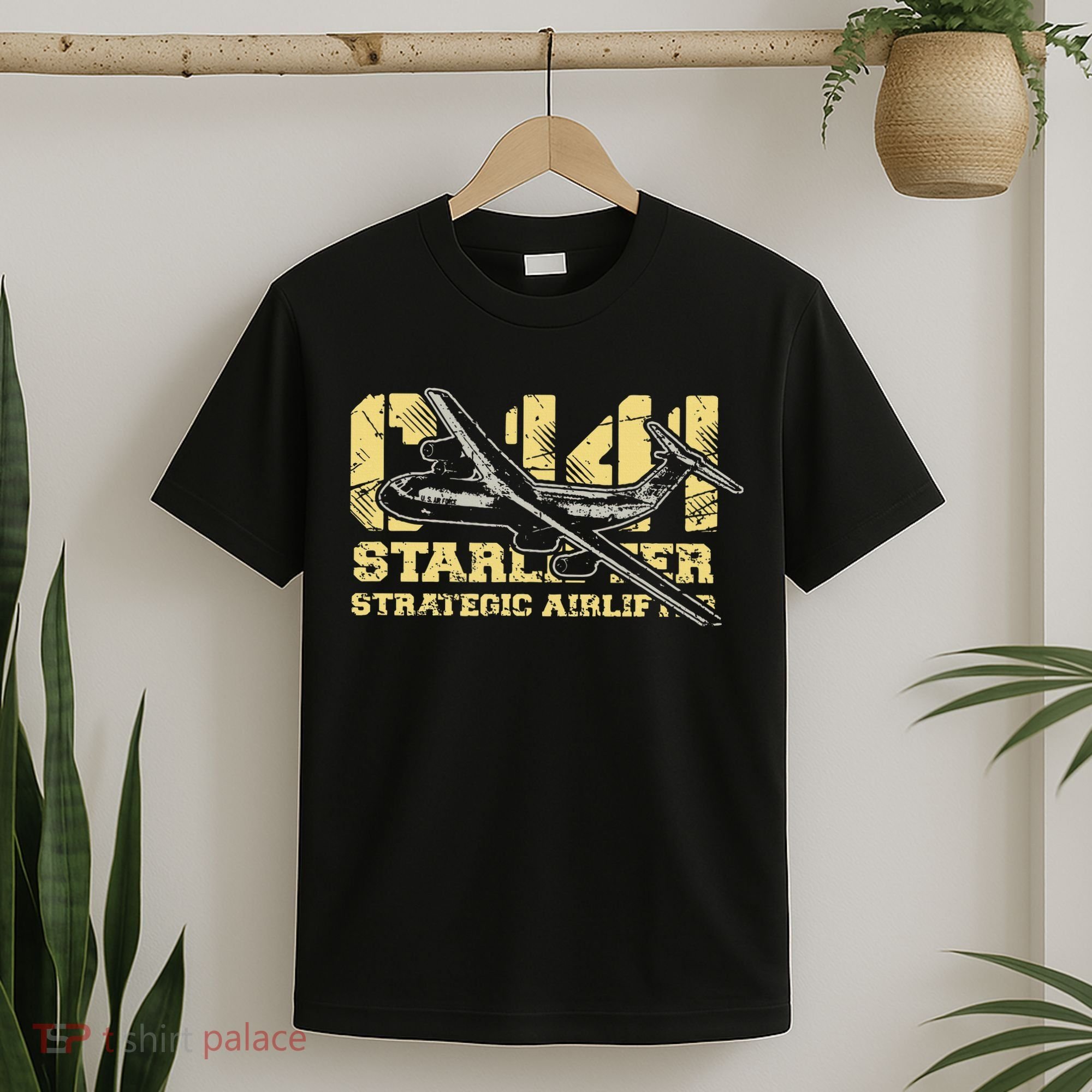 C141 Starlifter C141 Strategic Airlifter Military Aircraft T-Shirt