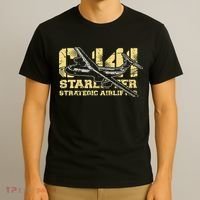C141 Starlifter C141 Strategic Airlifter Military Aircraft T-Shirt thumb 3