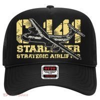 C141 Starlifter C141 Strategic Airlifter Military Aircraft Hat thumb 0