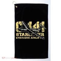 C141 Starlifter C141 Strategic Airlifter Military Aircraft Golf Towel thumb 0