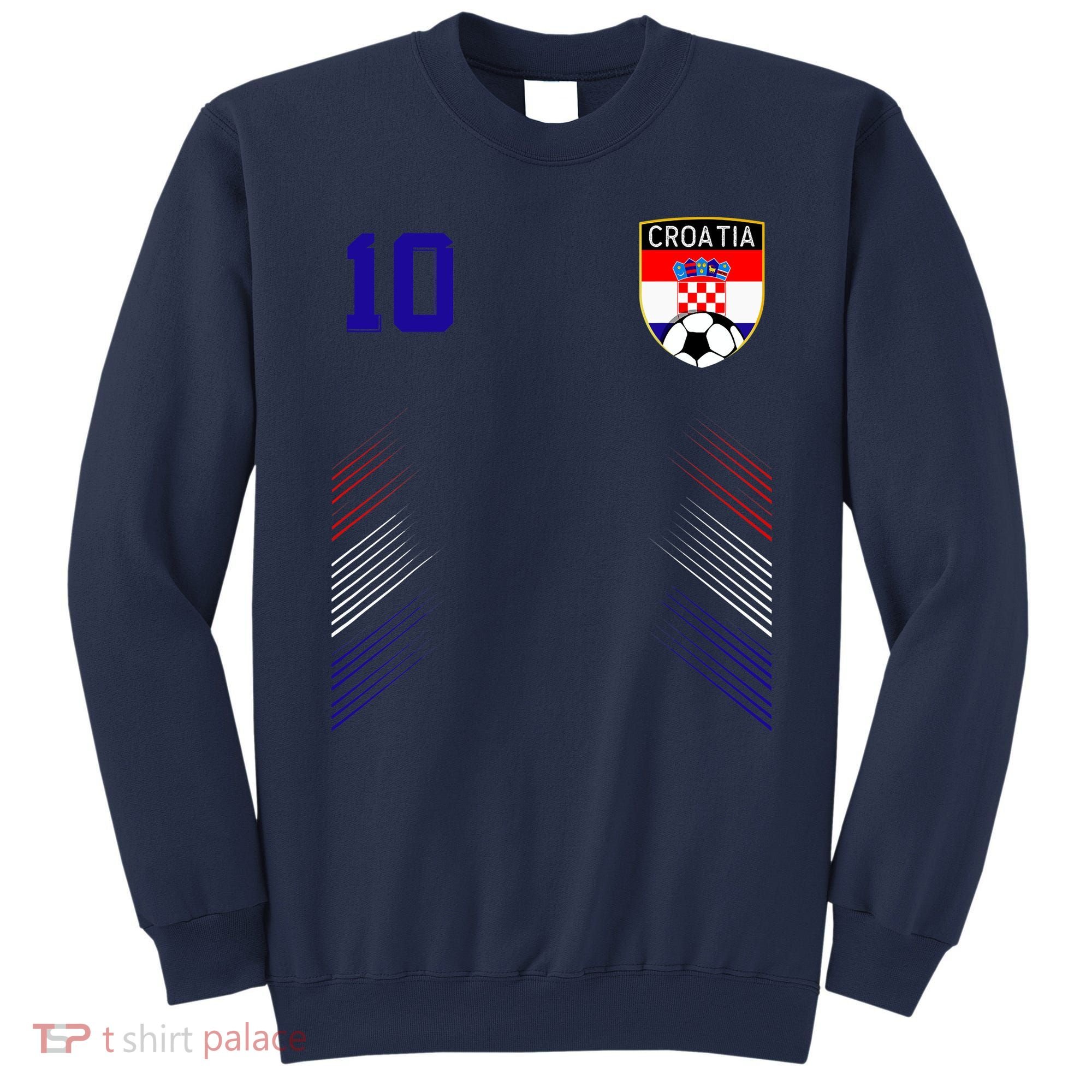 Croatia Soccer Croatian Football Retro 10 Jersey Sweatshirt