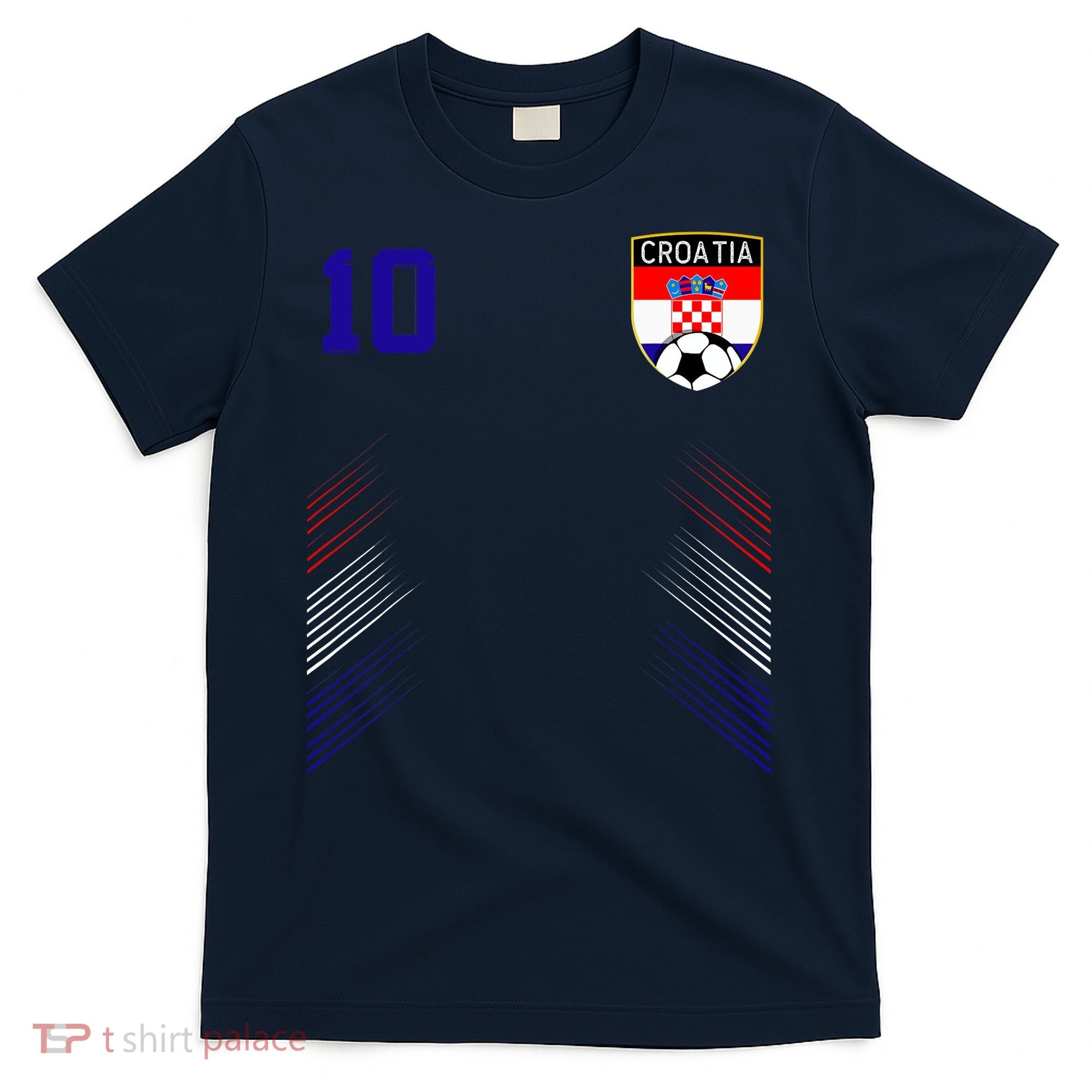 Croatia Soccer Croatian Football Retro 10 Jersey T-Shirt