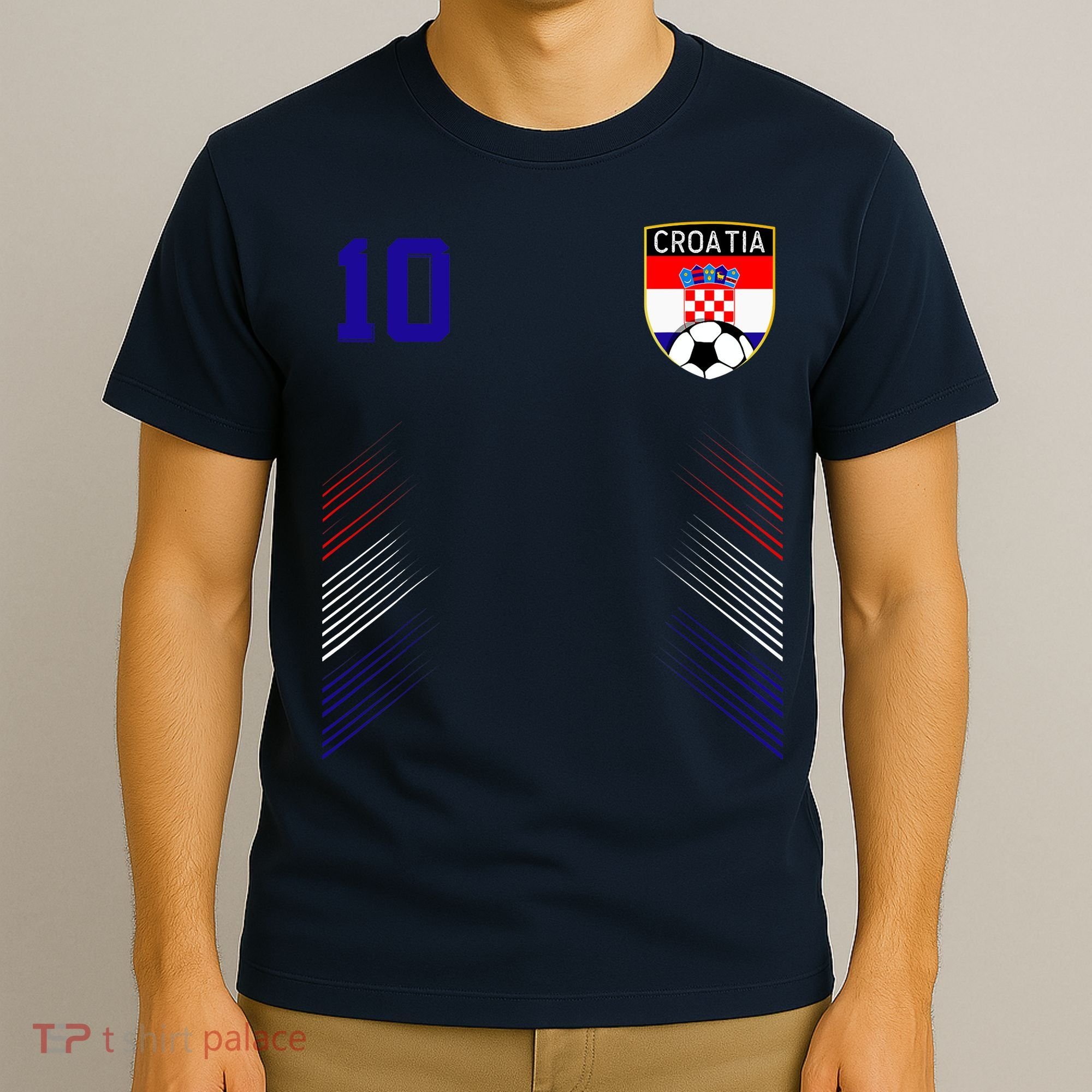 Croatia Soccer Croatian Football Retro 10 Jersey T-Shirt