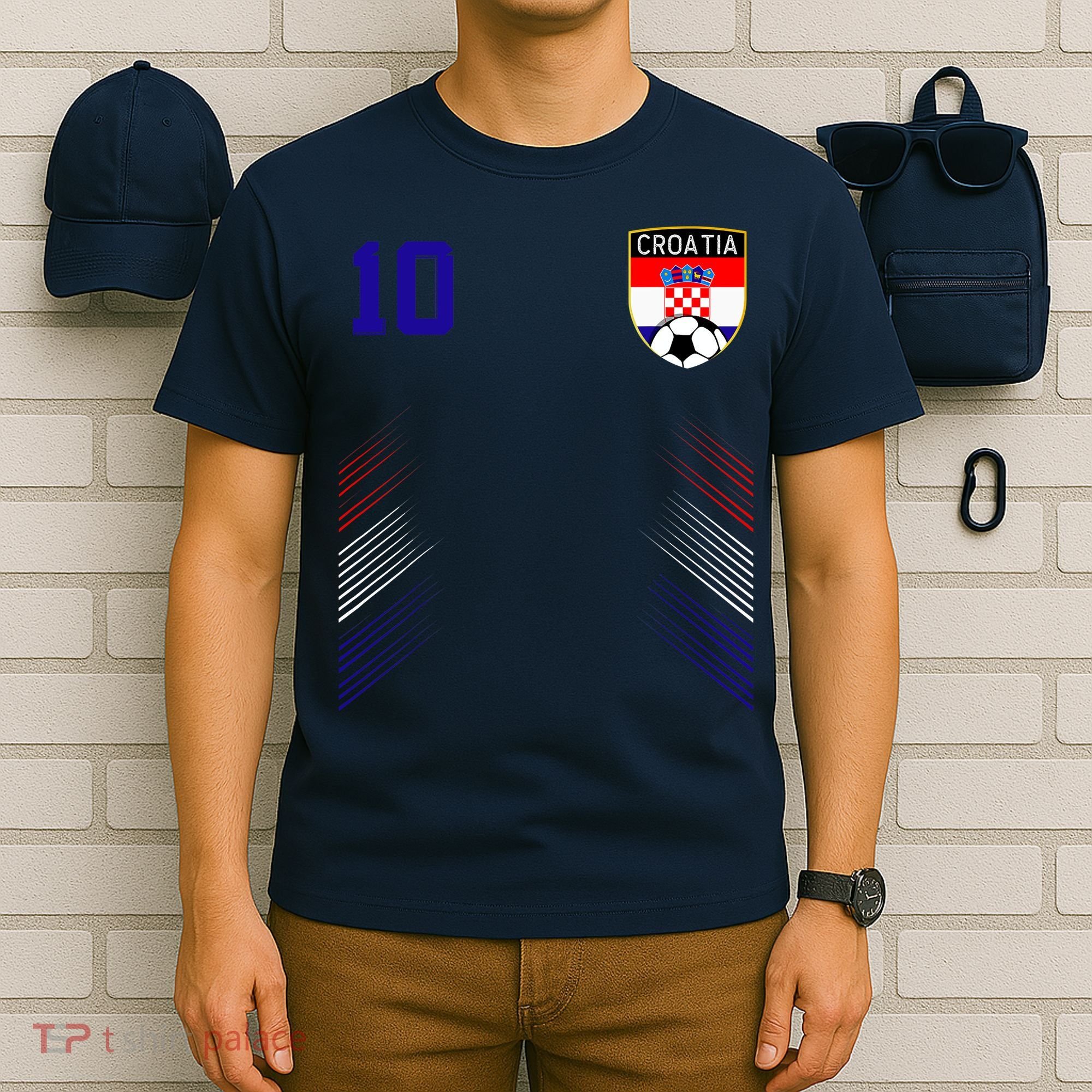 Croatia Soccer Croatian Football Retro 10 Jersey T-Shirt