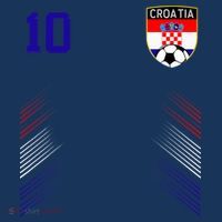 Croatia Soccer Croatian Football Retro 10 Jersey T-Shirt thumb 7