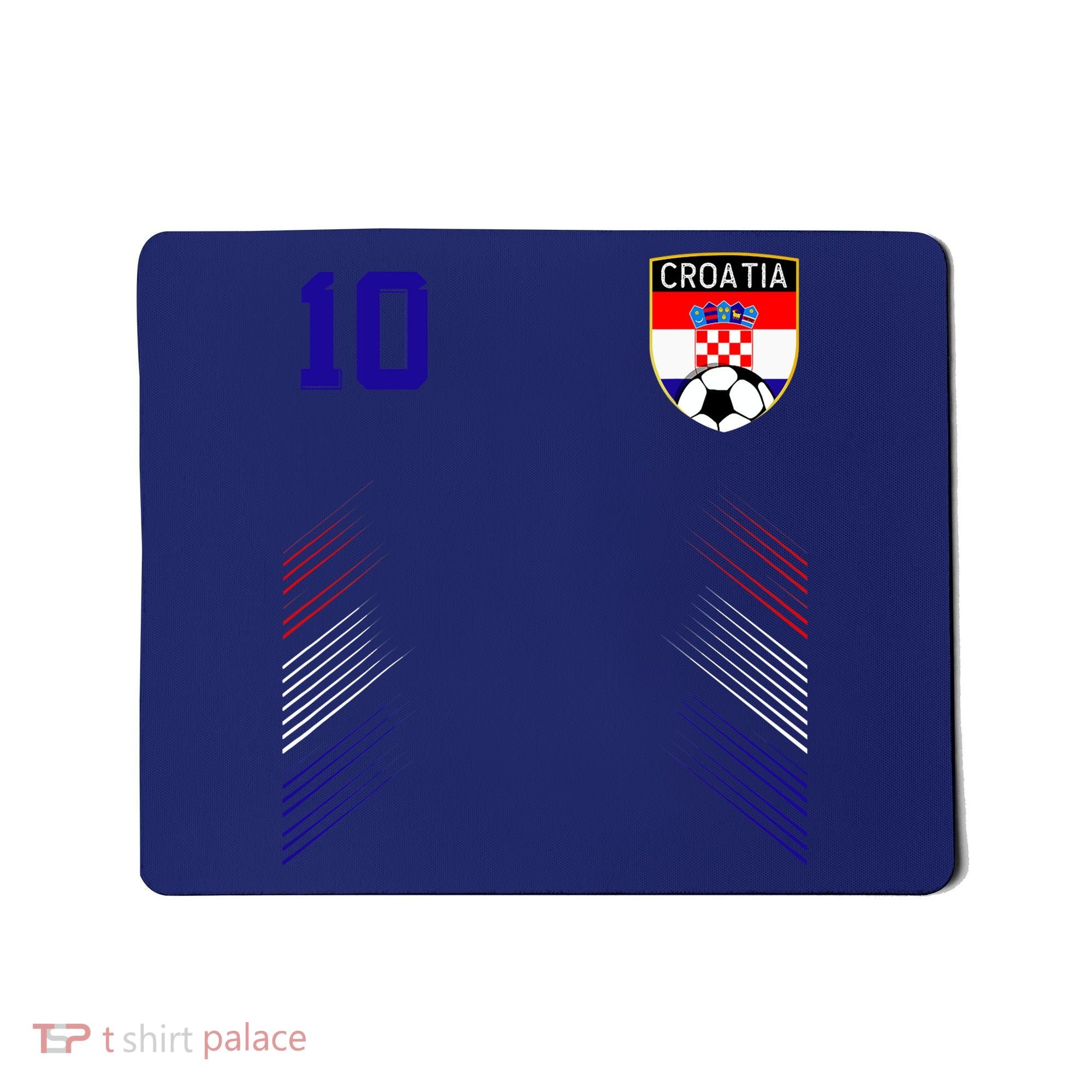 Croatia Soccer Croatian Football Retro 10 Jersey Mousepad