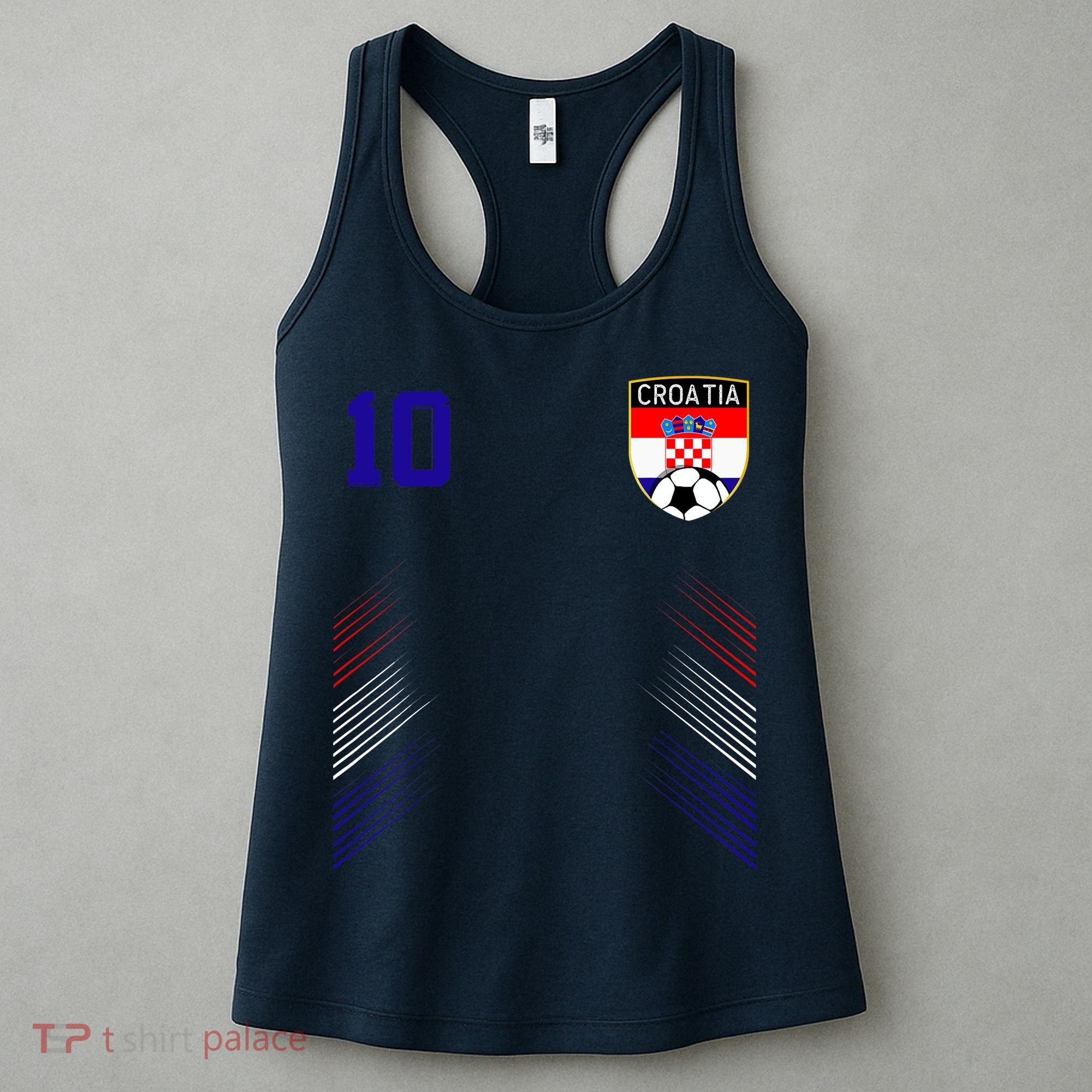 Croatia Soccer Croatian Football Retro 10 Jersey Women's Tank Top