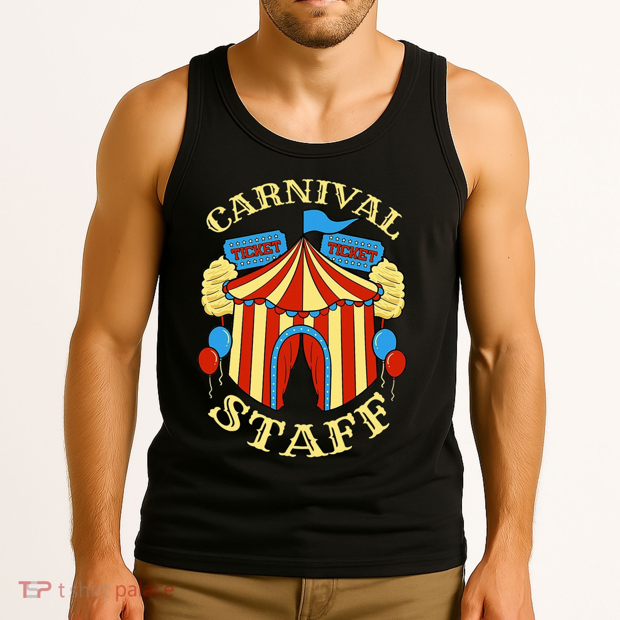 Carnival Staff Circus Event Security Ringmaster Lover Quote Tank Top
