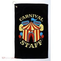Carnival Staff Circus Event Security Ringmaster Lover Quote Golf Towel thumb 0