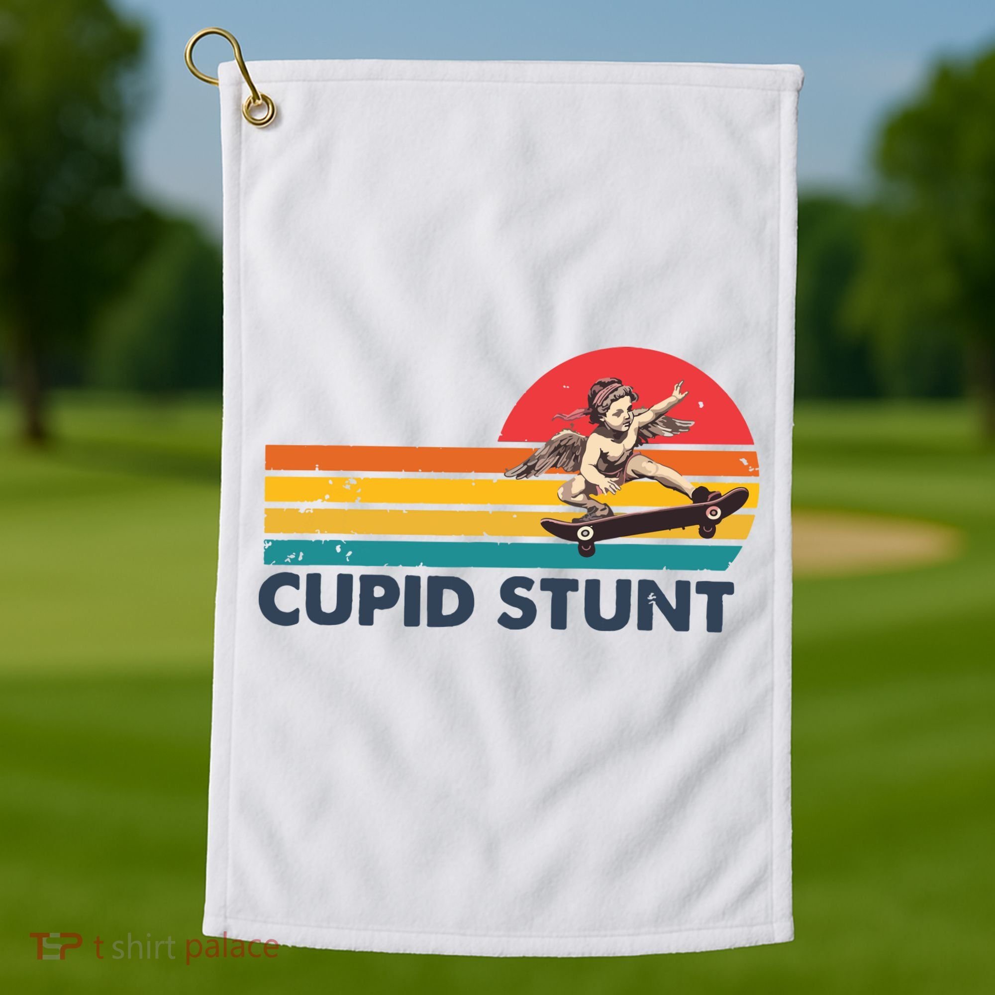 Cupid Stunt Golf Towel