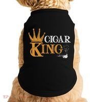 Cigar Smoking Connoisseur Tobacco Cigar King Doggie Tank thumb 0