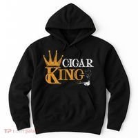 Cigar Smoking Connoisseur Tobacco Cigar King Hoodie thumb 0