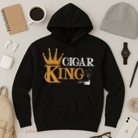 Cigar Smoking Connoisseur Tobacco Cigar King Hoodie thumb 3