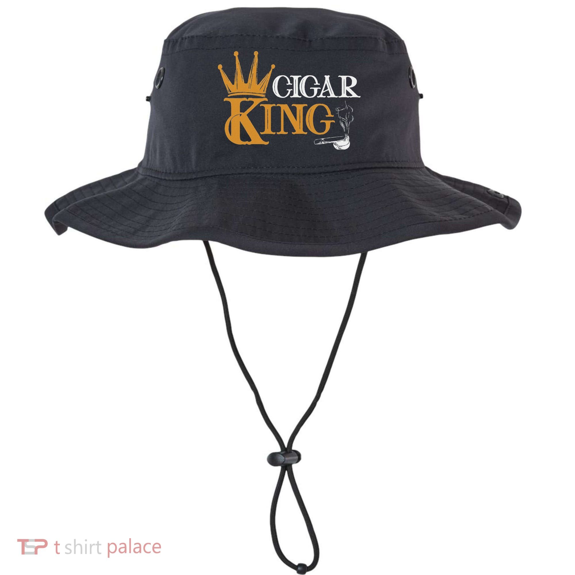 Cigar Smoking Connoisseur Tobacco Cigar King Bucket Hat