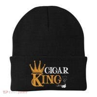 Cigar Smoking Connoisseur Tobacco Cigar King Beanie thumb 0