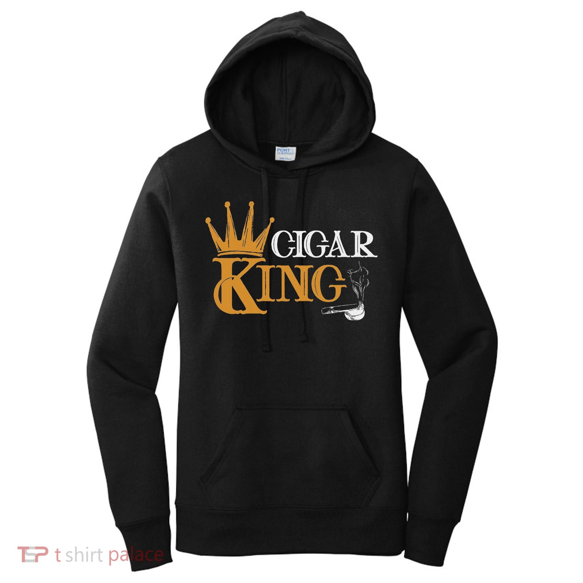 Cigar Smoking Connoisseur Tobacco Cigar King Women's Hoodie