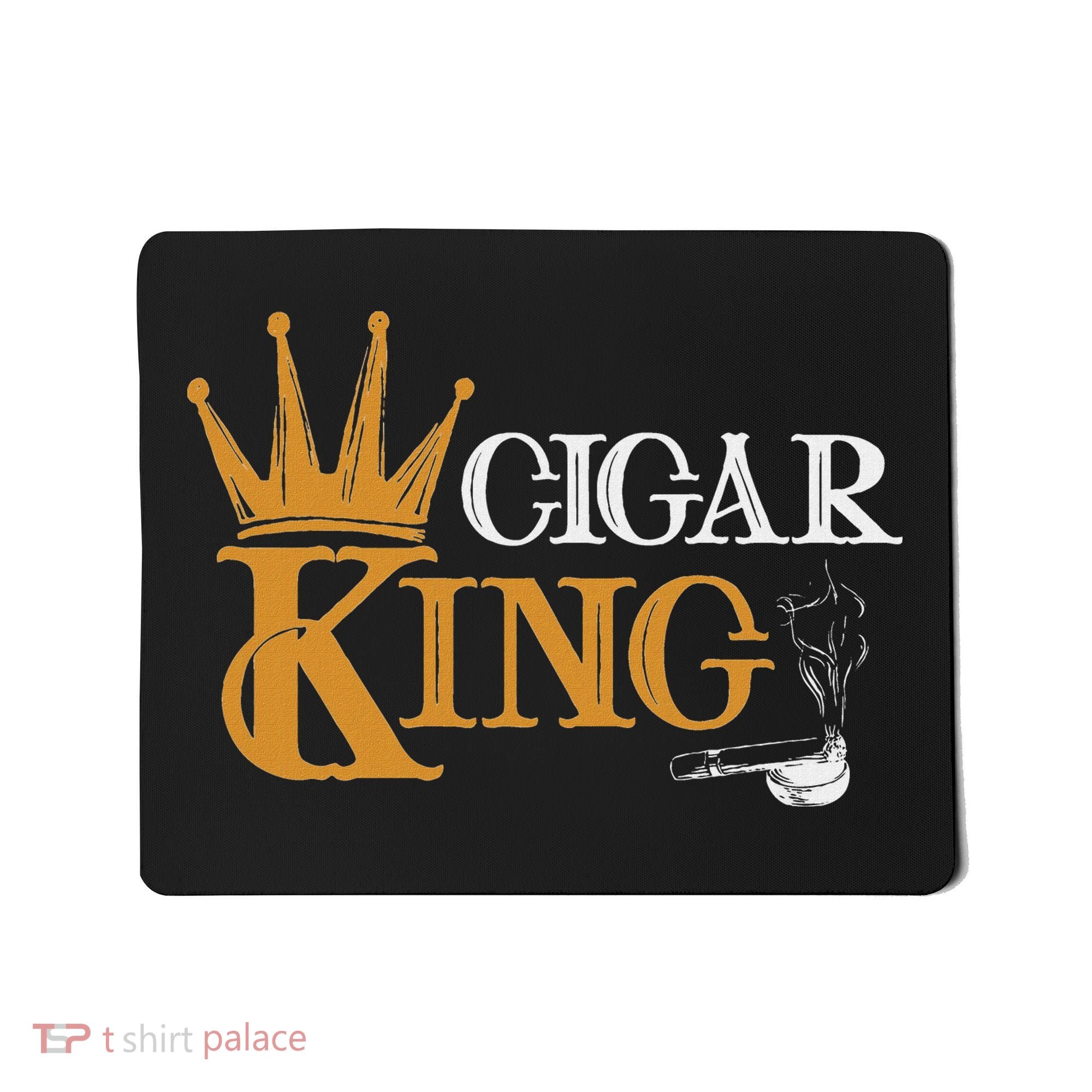 Cigar Smoking Connoisseur Tobacco Cigar King Mousepad