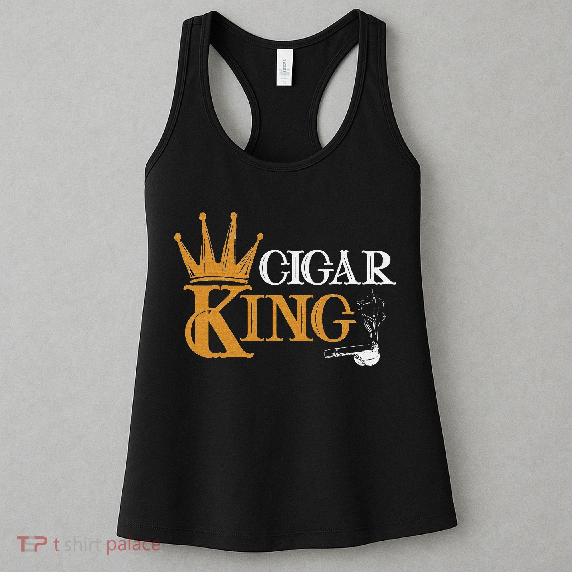 Cigar Smoking Connoisseur Tobacco Cigar King Women's Tank Top