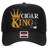 Cigar Smoking Connoisseur Tobacco Cigar King Hat thumb 0