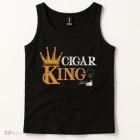 Cigar Smoking Connoisseur Tobacco Cigar King Tank Top thumb 2