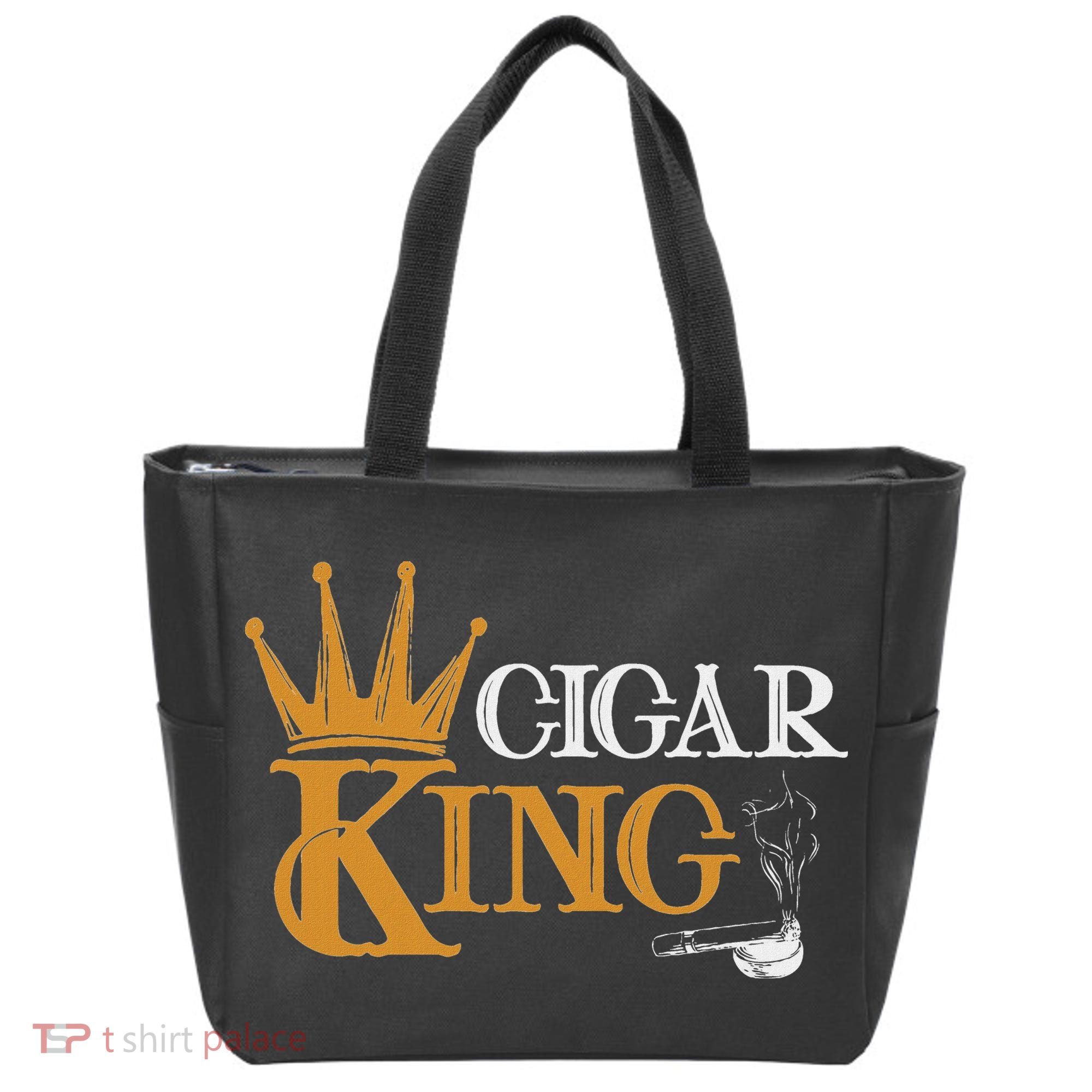Cigar Smoking Connoisseur Tobacco Cigar King Tote Bag