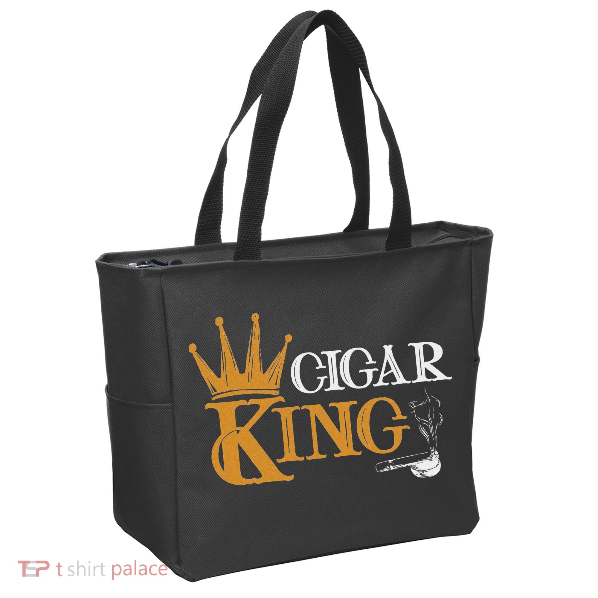 Cigar Smoking Connoisseur Tobacco Cigar King Tote Bag