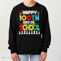 Chess Stuff Chess Club Chess Merch 100th Day Of School Chess Gift Women's Sweatshirt thumb 0