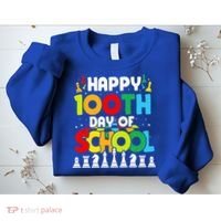Chess Stuff Chess Club Chess Merch 100th Day Of School Chess Gift Sweatshirt thumb 2