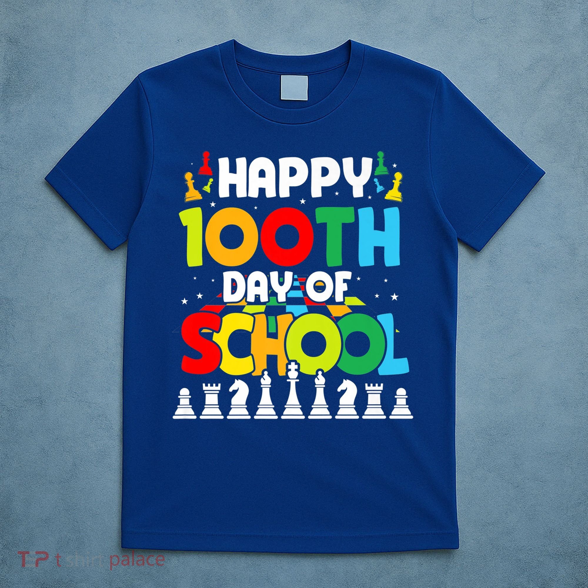 Chess Stuff Chess Club Chess Merch 100th Day Of School Chess Gift T-Shirt