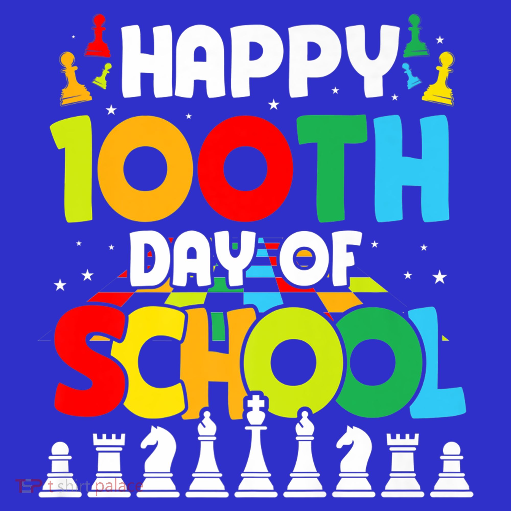 Chess Stuff Chess Club Chess Merch 100th Day Of School Chess Gift T-Shirt