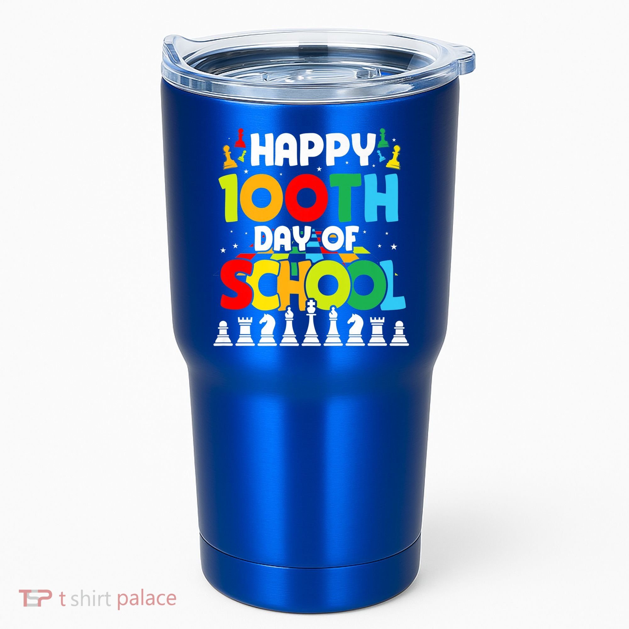 Chess Stuff Chess Club Chess Merch 100th Day Of School Chess Gift Tumbler