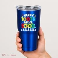 Chess Stuff Chess Club Chess Merch 100th Day Of School Chess Gift Tumbler thumb 2