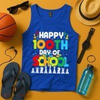 Chess Stuff Chess Club Chess Merch 100th Day Of School Chess Gift Tank Top thumb 4