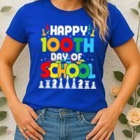 Chess Stuff Chess Club Chess Merch 100th Day Of School Chess Gift Women's T-Shirt thumb 2