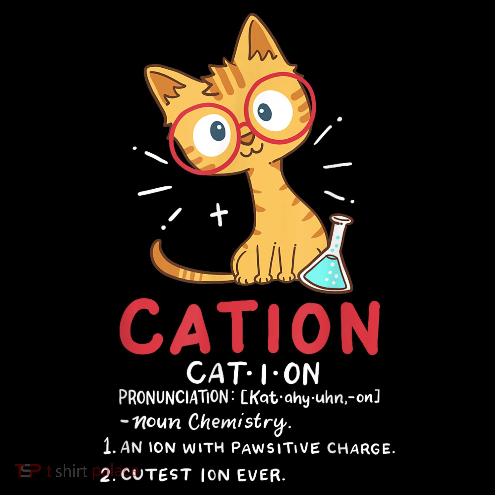 Cation Science Cat Funny Chemistry Chemist Science Teacher Hoodie