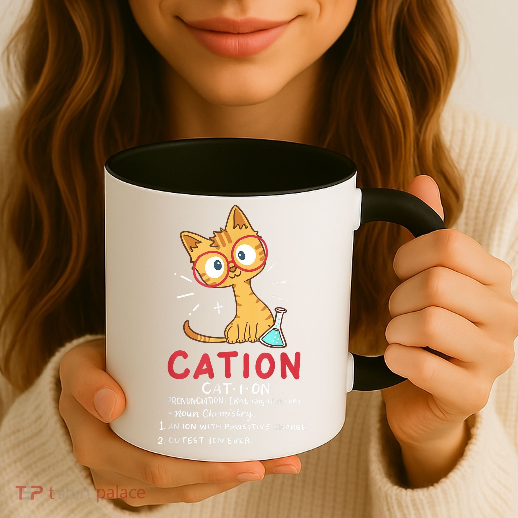 Cation Science Cat Funny Chemistry Chemist Science Teacher Coffee Mug