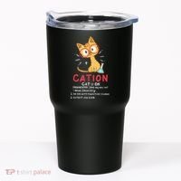 Cation Science Cat Funny Chemistry Chemist Science Teacher Tumbler thumb 0