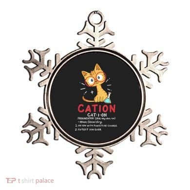 Cation Science Cat Funny Chemistry Chemist Science Teacher Ornament