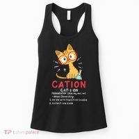 Cation Science Cat Funny Chemistry Chemist Science Teacher Women's Tank Top thumb 0