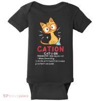 Cation Science Cat Funny Chemistry Chemist Science Teacher Baby Bodysuit thumb 0