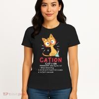 Cation Science Cat Funny Chemistry Chemist Science Teacher Women's T-Shirt thumb 4