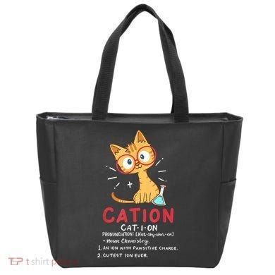 Cation Science Cat Funny Chemistry Chemist Science Teacher Tote Bag