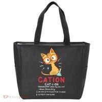 Cation Science Cat Funny Chemistry Chemist Science Teacher Tote Bag thumb 0