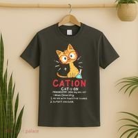 Cation Science Cat Funny Chemistry Chemist Science Teacher T-Shirt thumb 2