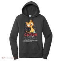 Cation Science Cat Funny Chemistry Chemist Science Teacher Women's Hoodie thumb 0